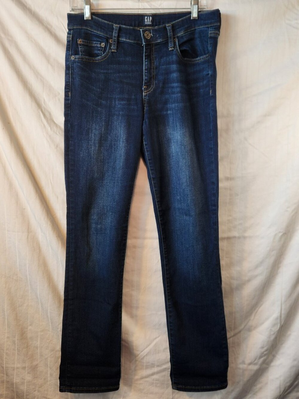 GAP Denim Classic Straight Jeans Dark Wash Size 30 Women's